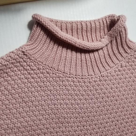 TECREW PINK MOCK SWEATER SIZE MEDIUM - Picture 10 of 10